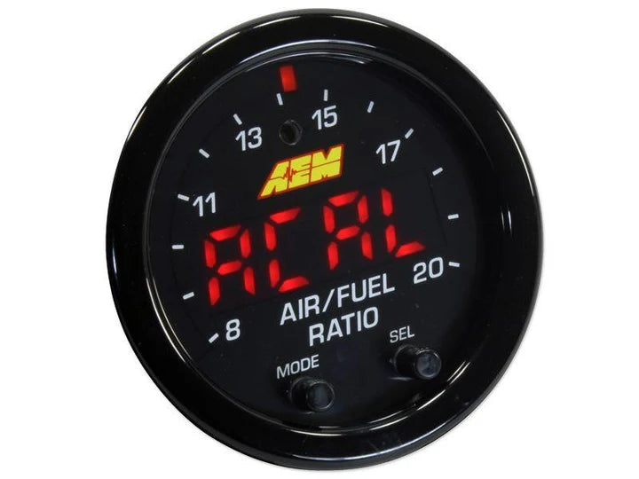 A24-1361-AEM Electronics Black bezel X-Series Wideband UEGO AFR Sensor Controller Gauge 30-0300