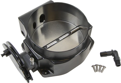 A24-1659-105mm Cable CNC billet throttle body for LS Black