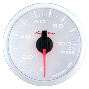 A24-1422-DEPO RACING Electric Oil Pressure Gauge WBL6027W