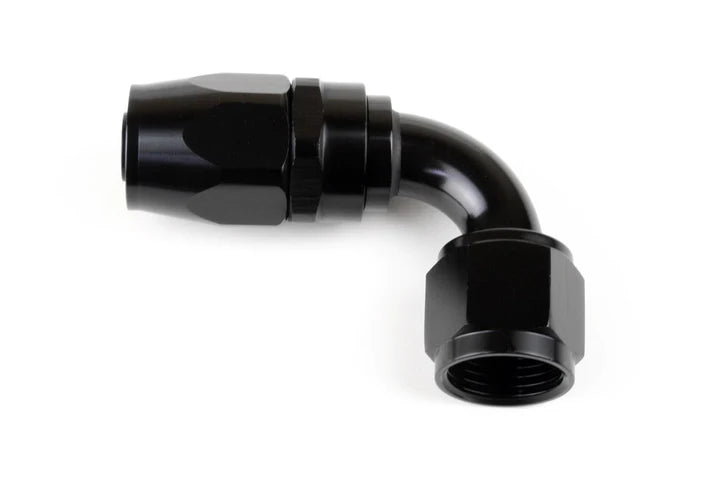 A24-2559-BOOST Fitting Full Flow Swivel Hose End Fitting, 90 Degree, Black, -12 AN