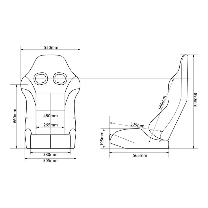 A24-3078-BOOST SEATS Sport Seat Owl - Black c/w U08 Universal Slider