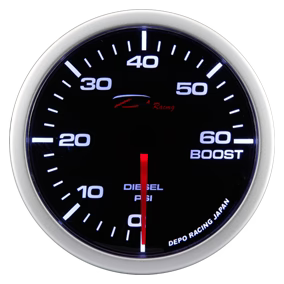 A24-1462-WA6001B-60PSI-Electric 60PSI Boost Gauge