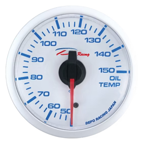 A24-1472-DEPO RACING Electric Oil Temp Gauge WBL6047W
