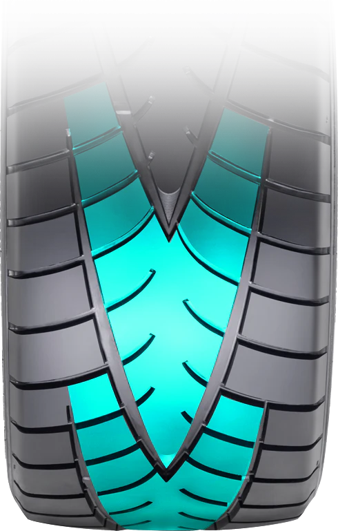 A24-3157-TRI-ACE 265/35R18-TW100AA-Formula R1 Competition RED SMOKE