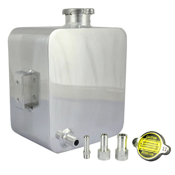 A24-2399-Universal 2.5L Water Coolant Radiator Overflow Expansion Recovery Tank