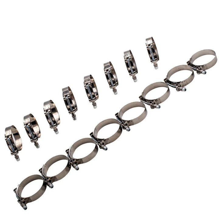A24-1223-2.5 Inch 63mm 6061 Aluminum Universal Intercooler Turbo Piping Pipe Kit